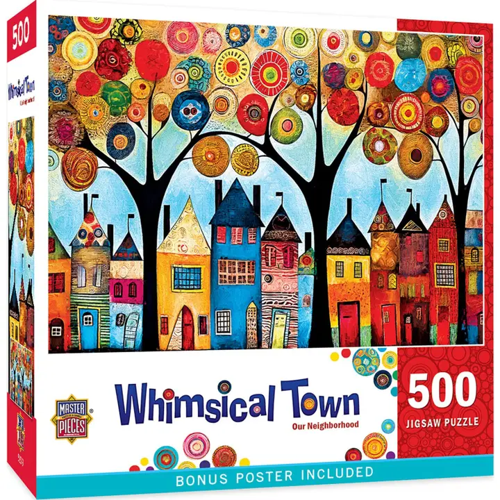 Whimsical Town - Our Neighborhood 500pc