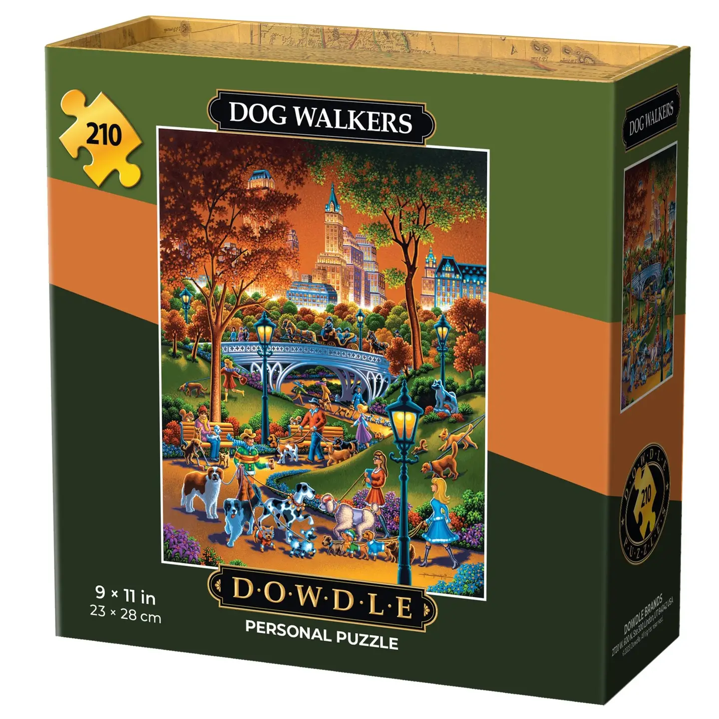 Dowdle: Dog Walkers Personal Puzzle 210pc