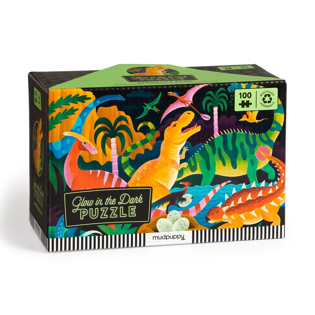 Dinosaurs Park Glow in the Dark 100pc