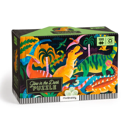 Dinosaurs Park Glow in the Dark 100pc