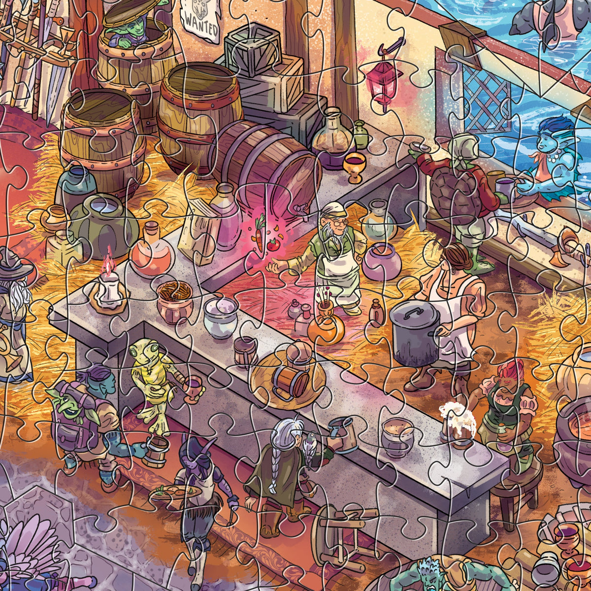 The Puzzled Patron 1000pc