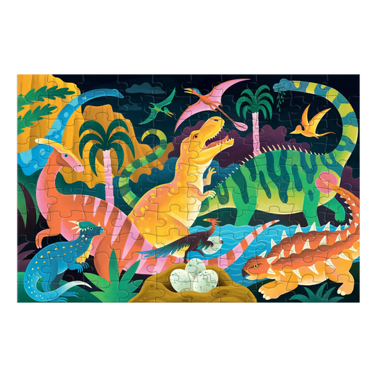 Dinosaurs Park Glow in the Dark 100pc
