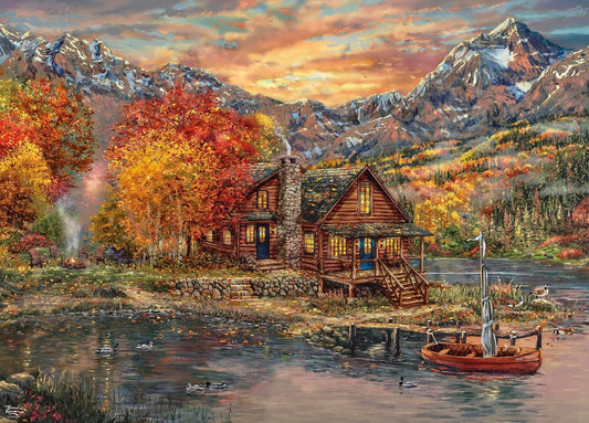 Thomas Kinkade: A Perfect Fall Day 1000pc