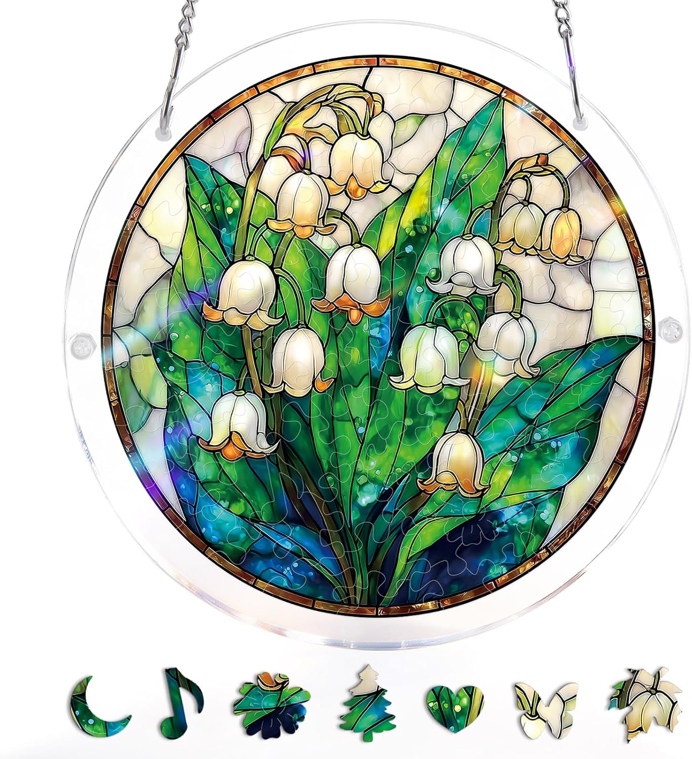 Acrylic Jigsaw: Secret Lily Valley 83pc