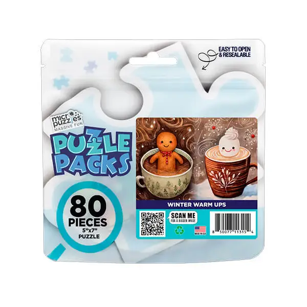 Puzzle Packs: Winter Warm Ups 80pc
