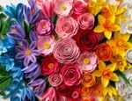 Quilled Flower Garden 500pc