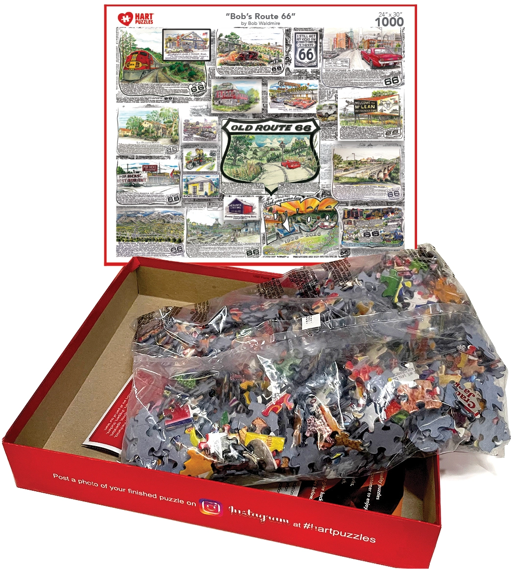 Bob's Route 66 By Bob Waldmire 1000pc