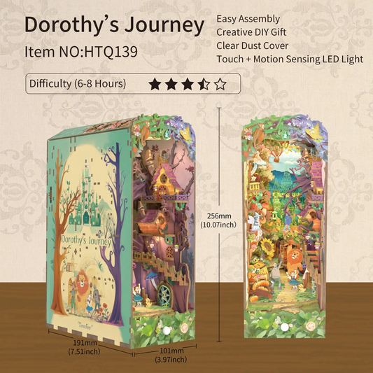 Book Nook: Dorothy's Journey with Dust Cover