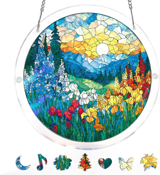 Acrylic Jigsaw: Dawn Blossom Sea 83pc