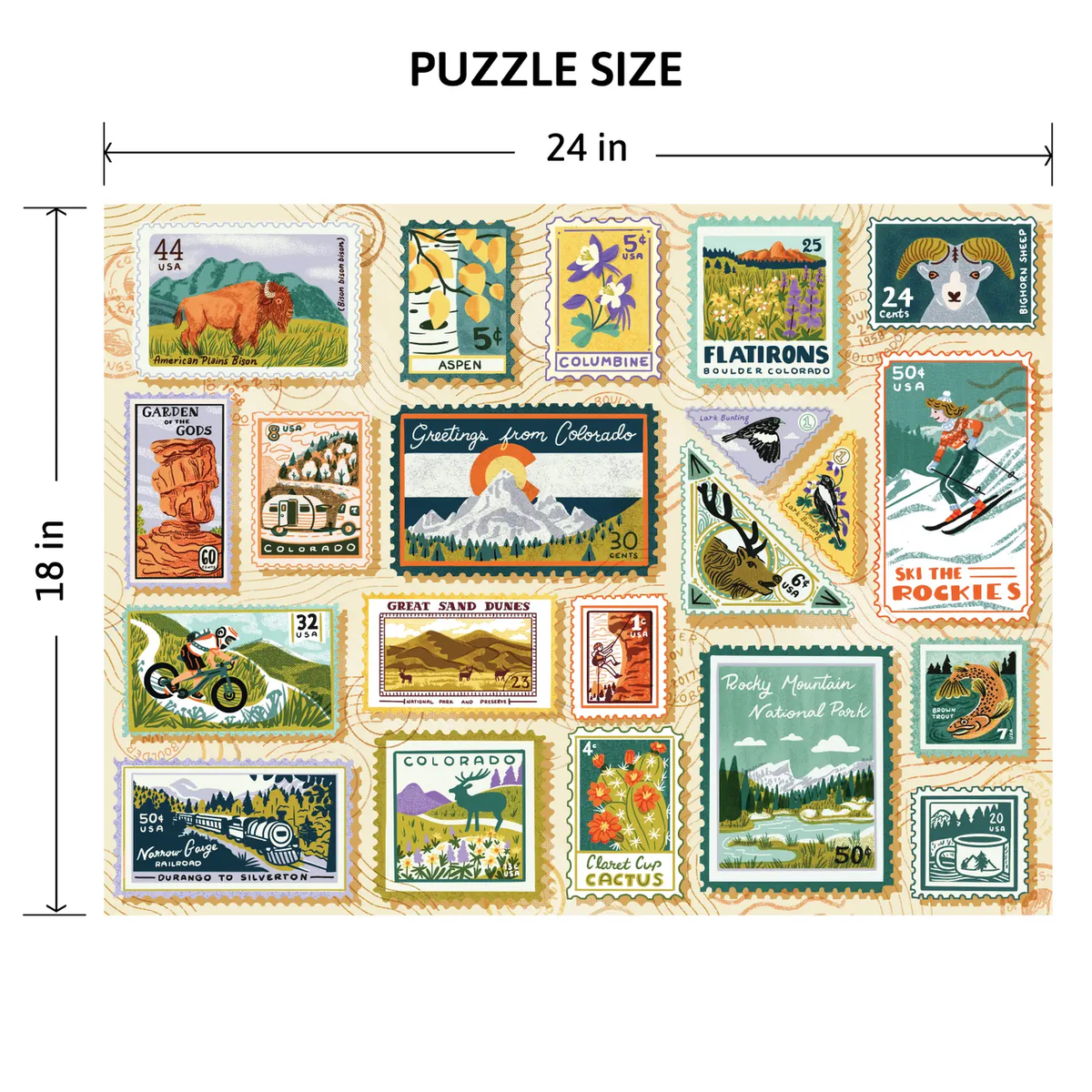 Greetings from Colorado 500pc