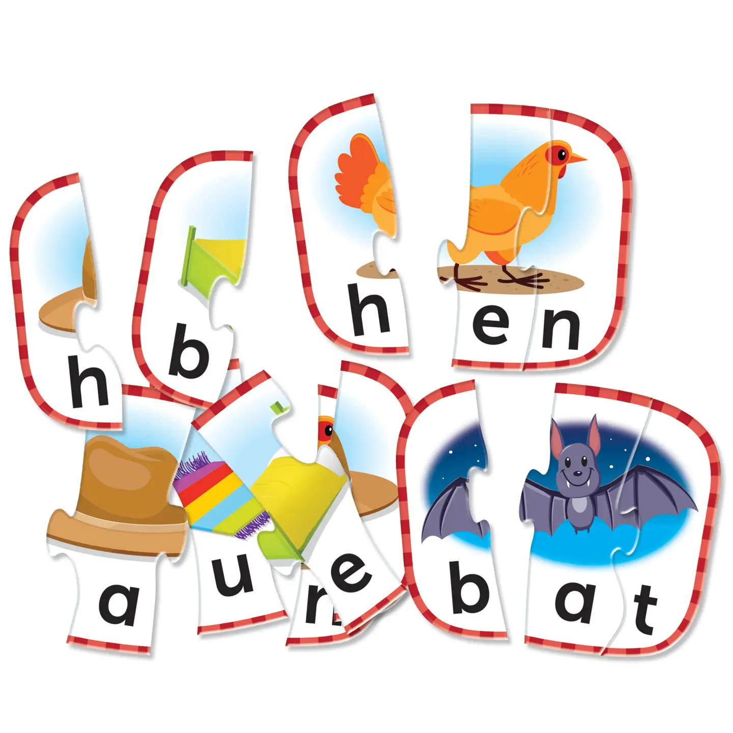 3-Letter Words Puzzle Cards