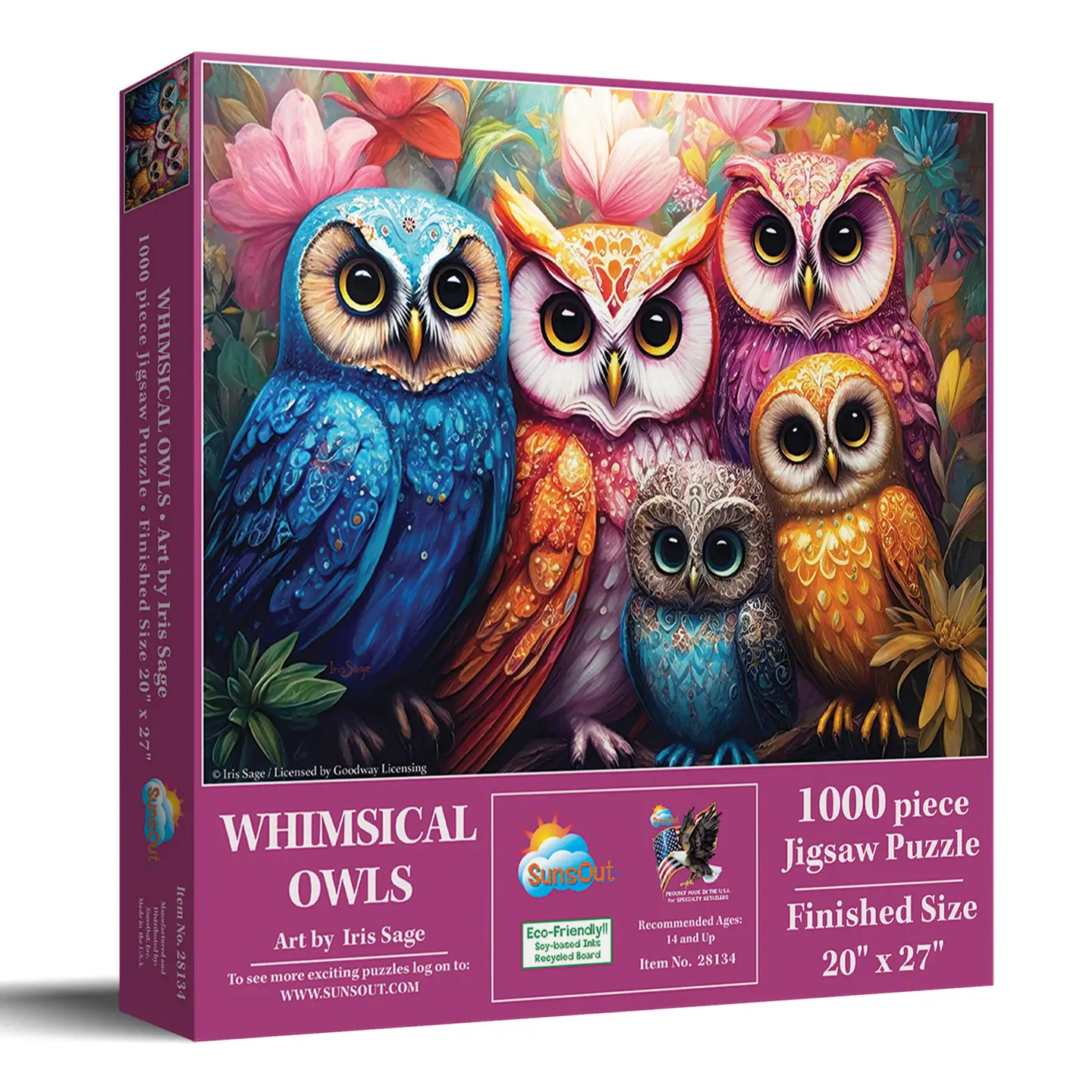 Whimsical Owls 1000pc