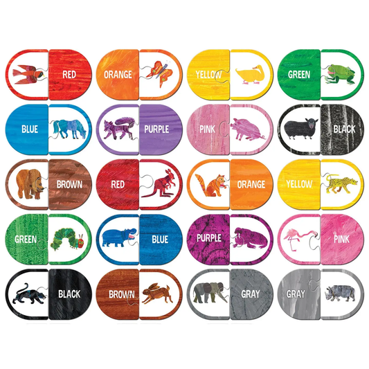 Eric Carle - Matching Color Puzzles 20x2pc