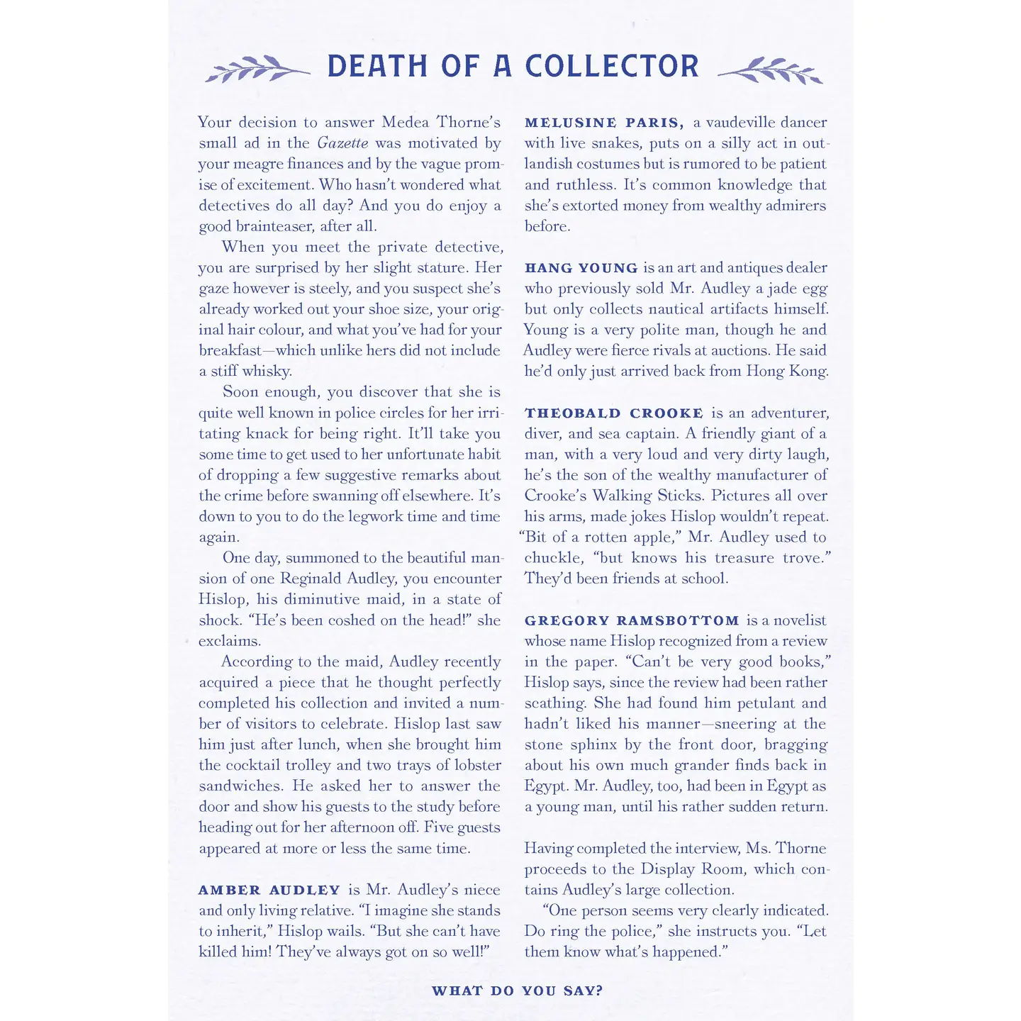 Murder Most Puzzling: Death of a Collector 500pc