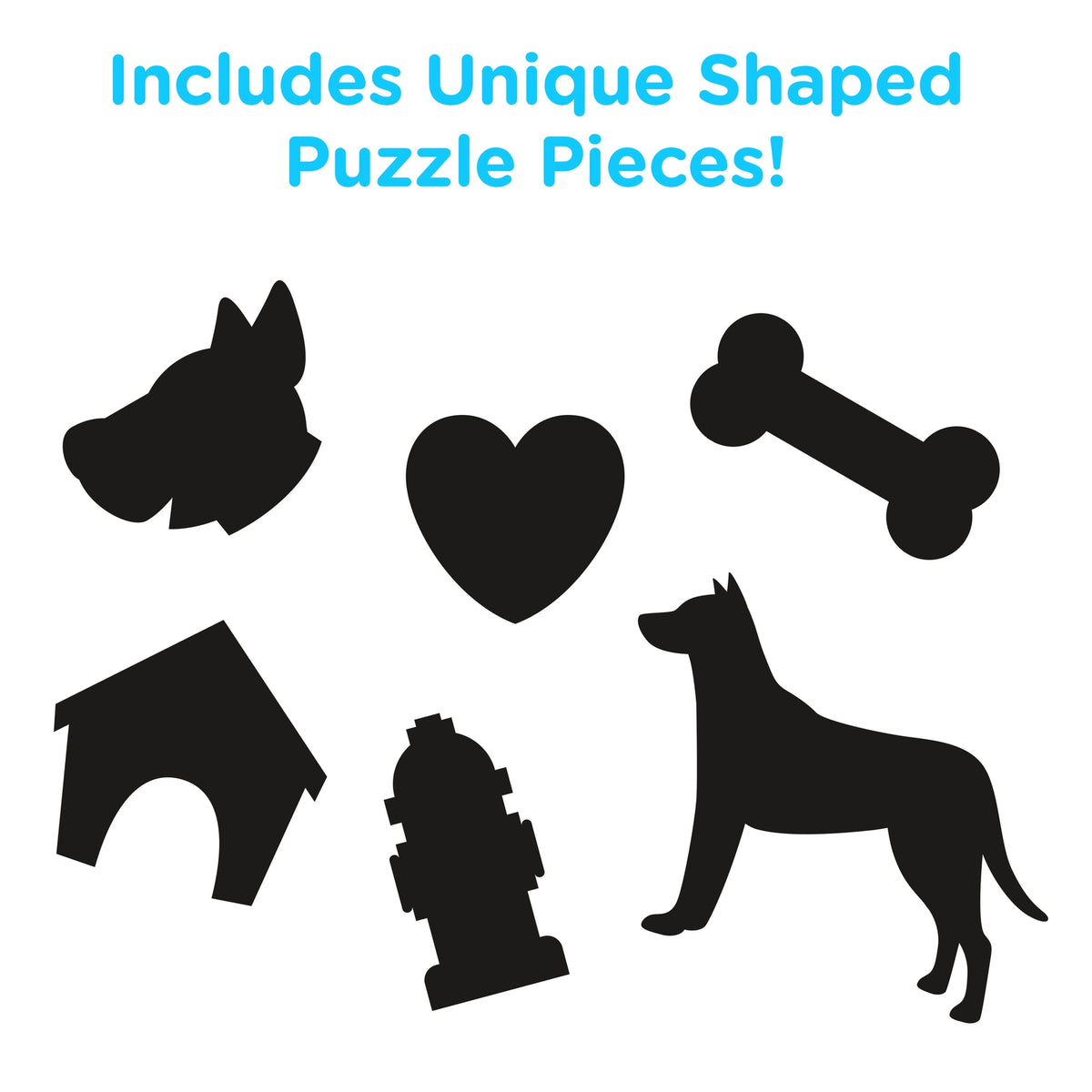 Dean Russo Pitbull Wood Puzzle 131pc