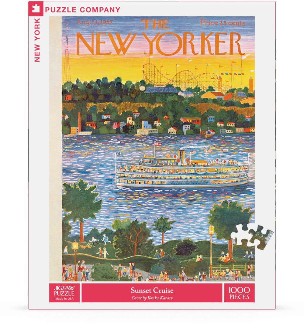 The New Yorker: Sunset Cruise 1000pc