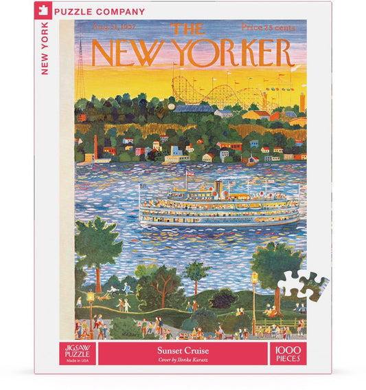 The New Yorker: Sunset Cruise 1000pc