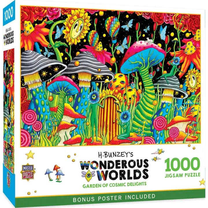 Wonderous Worlds - Garden of Cosmic Delight 1000pc