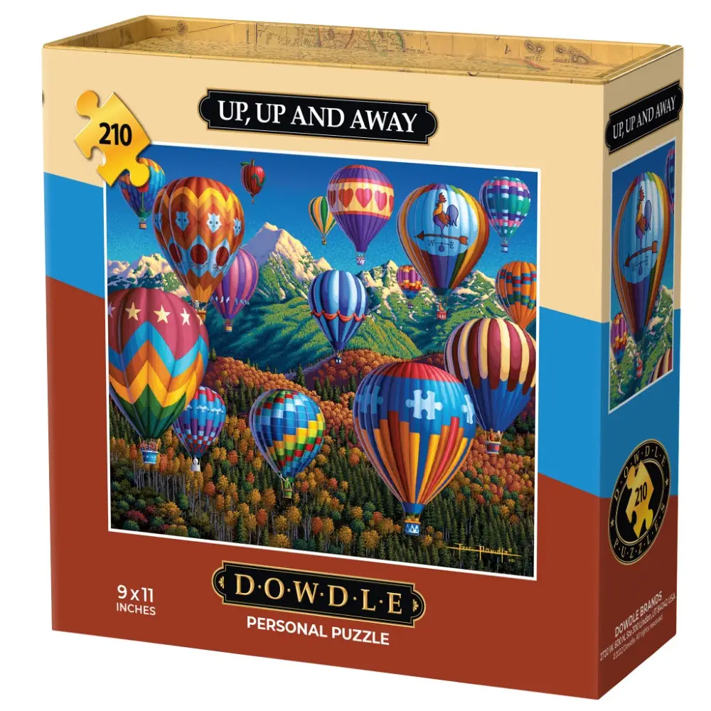 Dowdle: Up, Up and Away Personal Puzzle 210pc