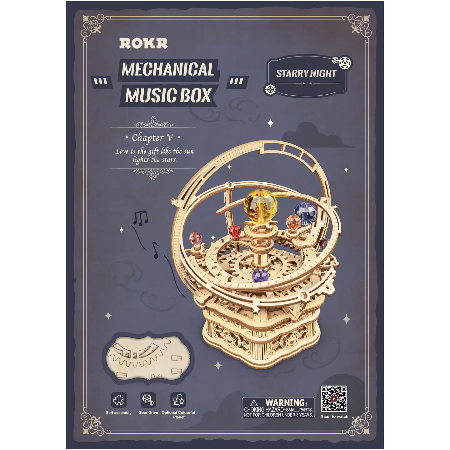 Mechanical Music Box: Starry Night
