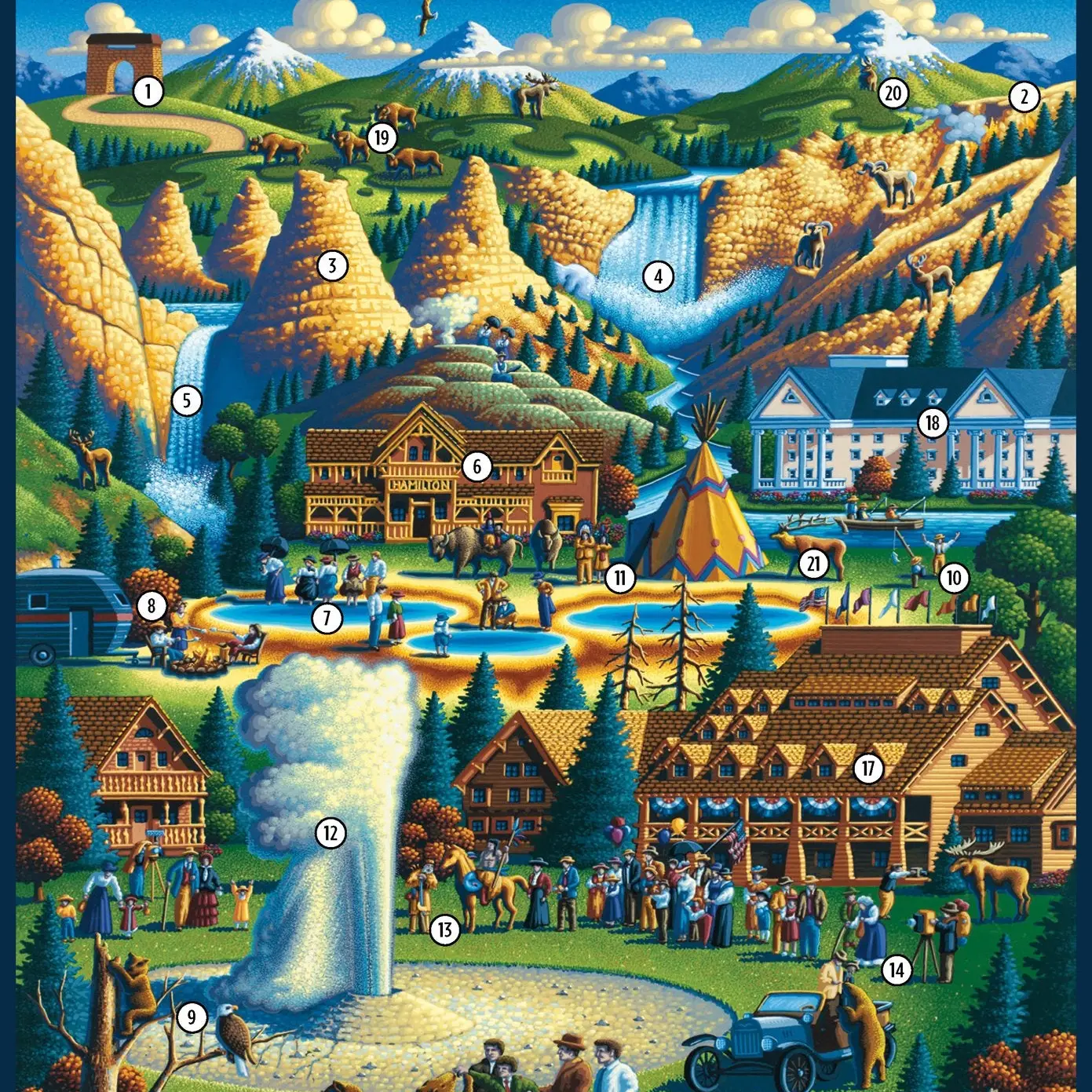 Dowdle: Yellowstone National Park 500pc