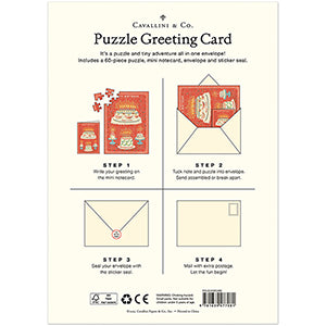 Happy Birthday Cake Puzzle Greeting Card 60pc