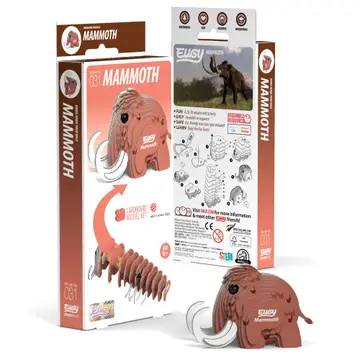 Eugy 3D Wood Puzzle: Mammoth
