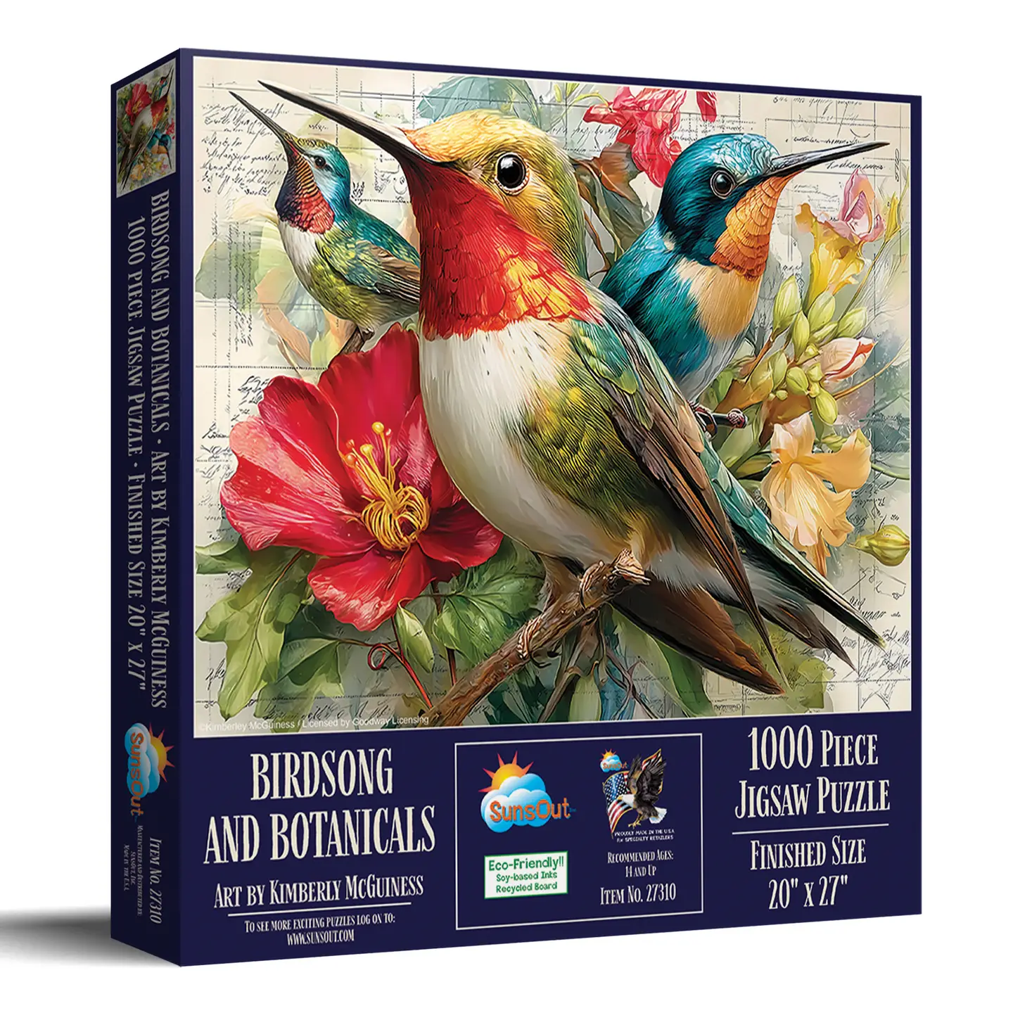 Birdsong and Botanicals 1000pc