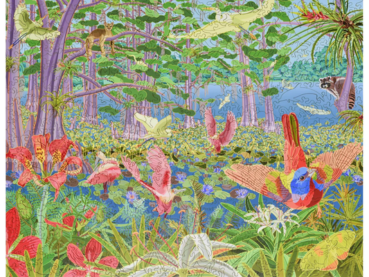 Spring in the Everglades, Florida 552pc