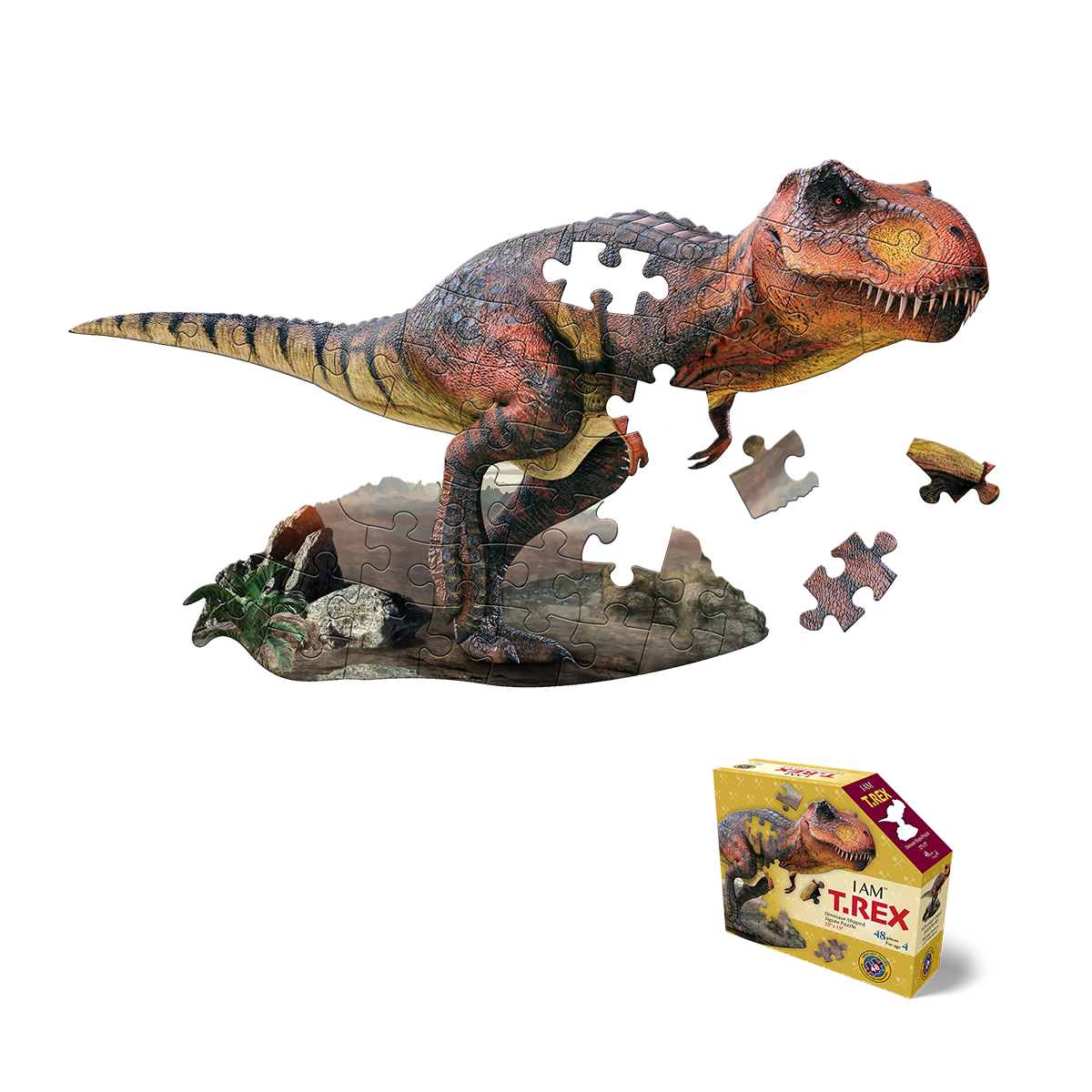 I AM LiL' T. Rex - Shaped 48pc