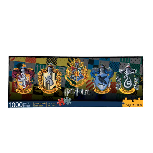 Harry Potter Crests Panoramic 1000pc
