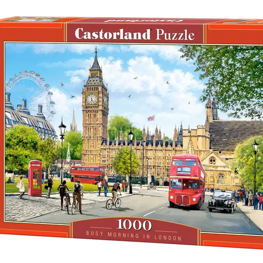 Busy Morning in London, United Kingdom 1000pc