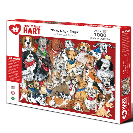 Dogs, Dogs, Dogs 1000pc