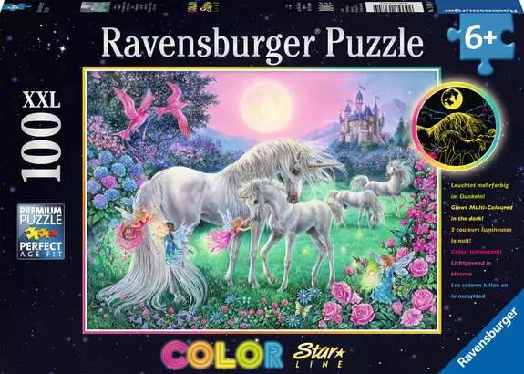 Unicorns in the Moonlight (Glow in the Dark) 100pc