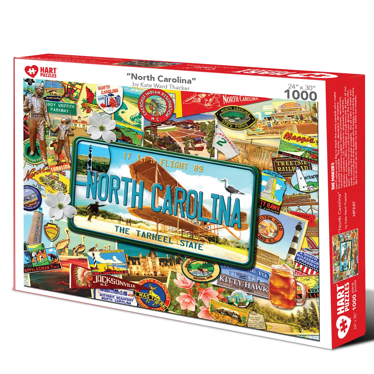 North Carolina By Kate Ward Thacker 1000pc