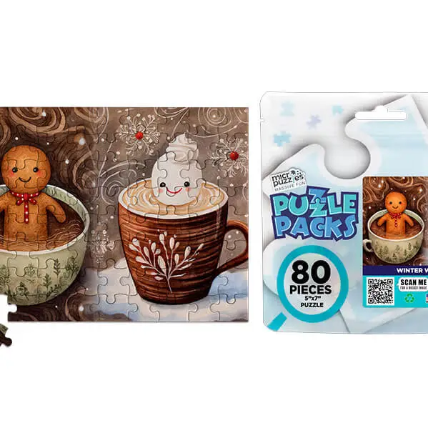 Puzzle Packs: Winter Warm Ups 80pc