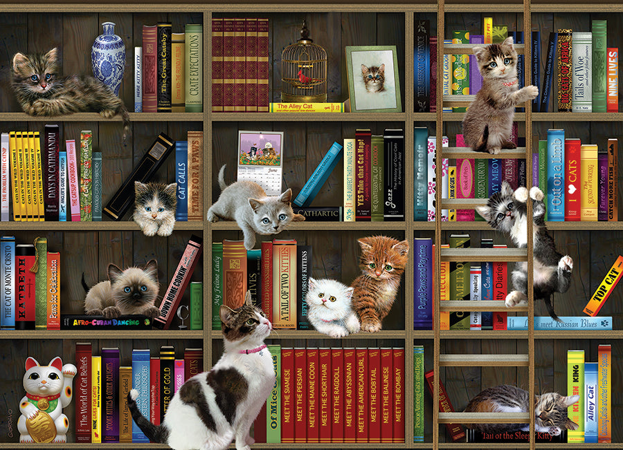 Kitty Librarians 1000pc