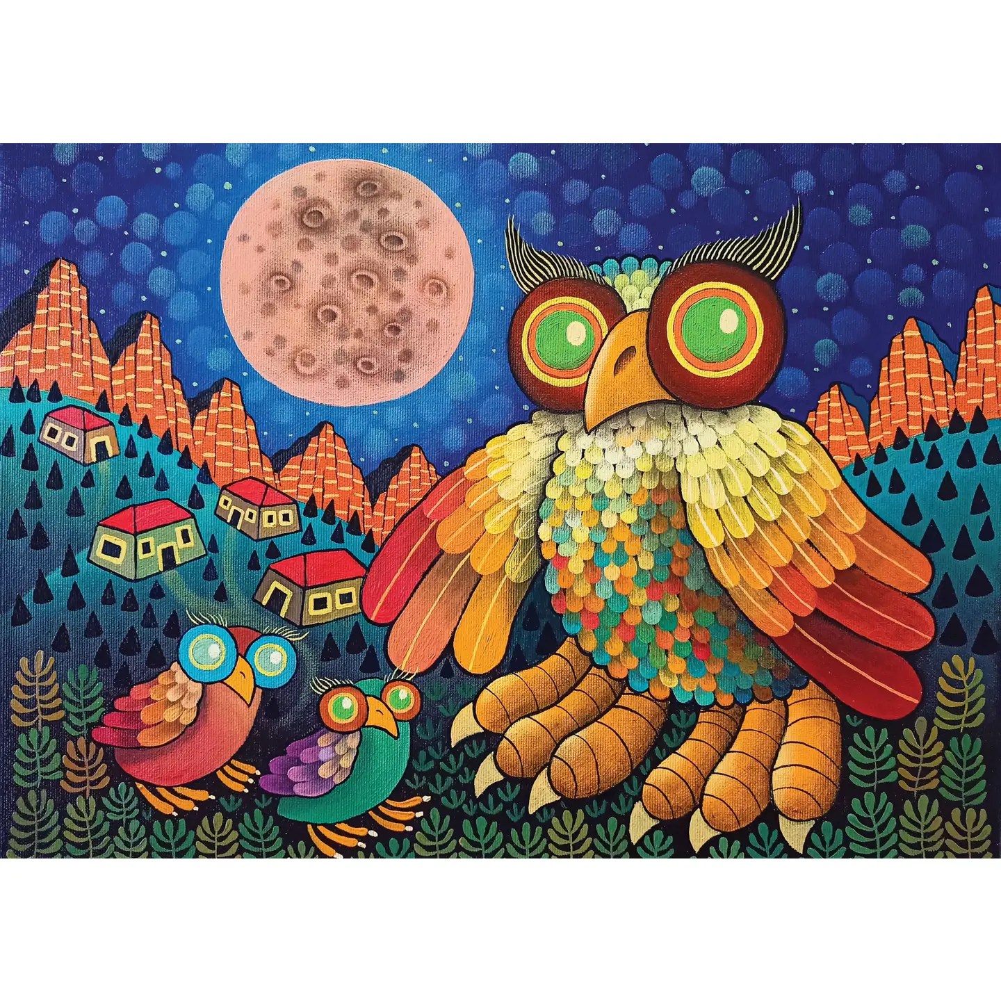 Alpine Owls (Velvet-Touch) 500pc