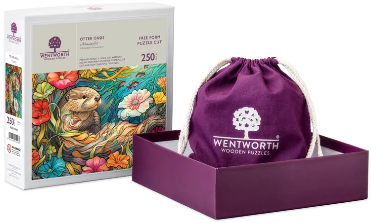 Otter Oasis Free Form Puzzle Cut 250pc