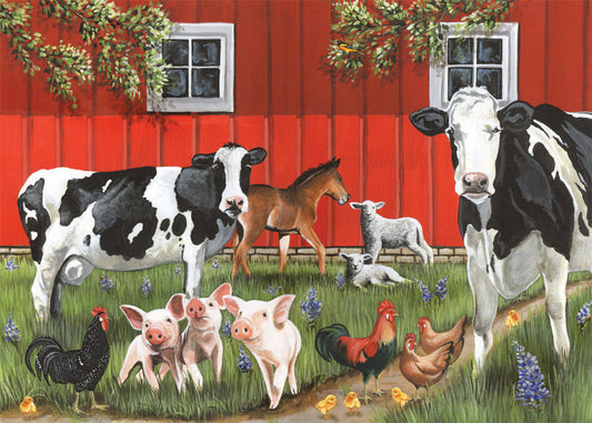 Red Barn Farm (Tray) 35pc
