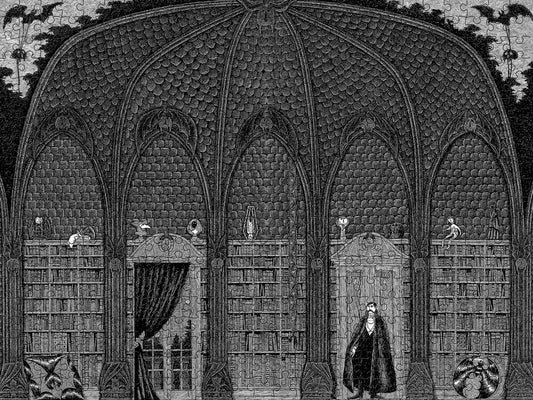 Edward Gorey: Dracula in Dr. Seward's Library 500pc
