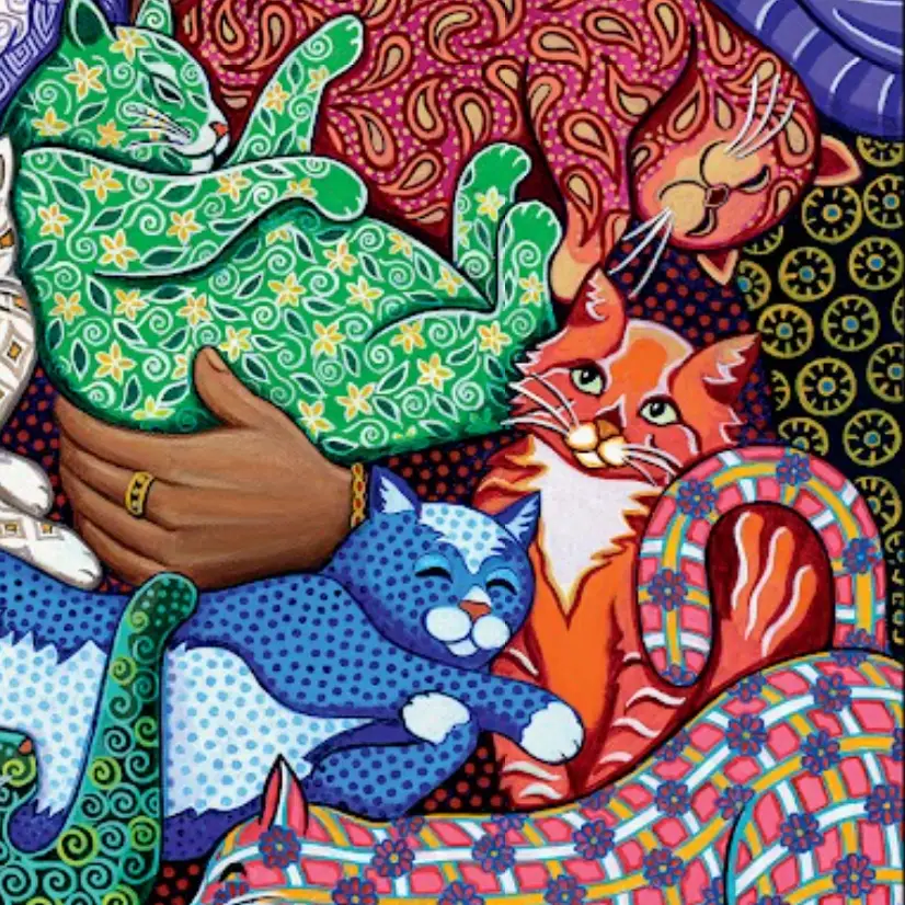 Cat Lady! (Velvet-Touch) 1000pc