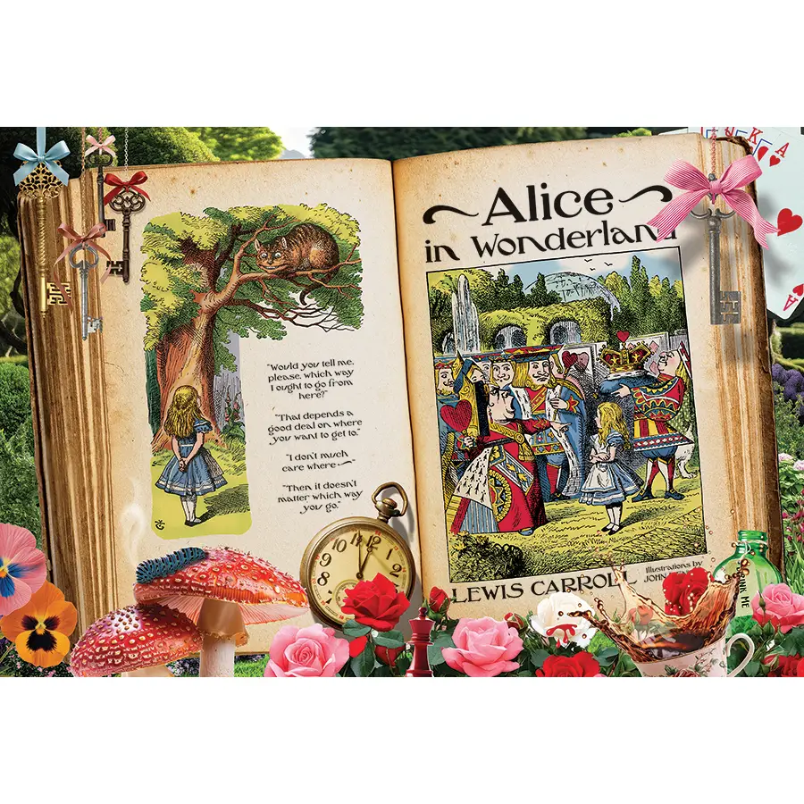 Puzzle Chess: Once Upon a Time Alice in Wonderland 100pc