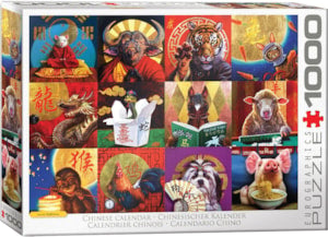 Chinese Calendar 1000pc