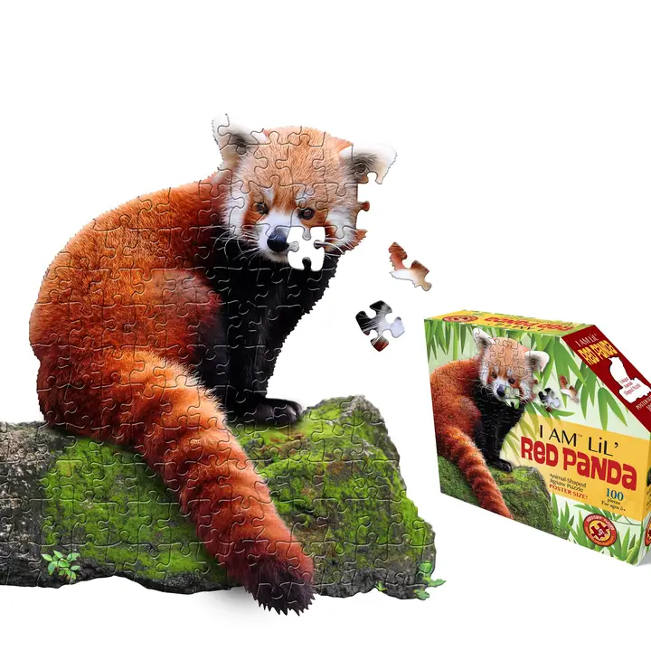 I AM Lil' Red Panda - Shaped 100pc