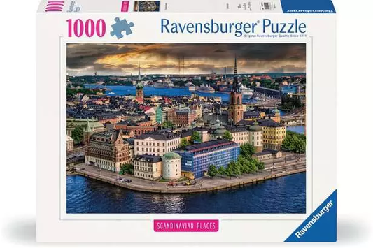 Scandinavian Places: Stockholm, Sweden 1000pc