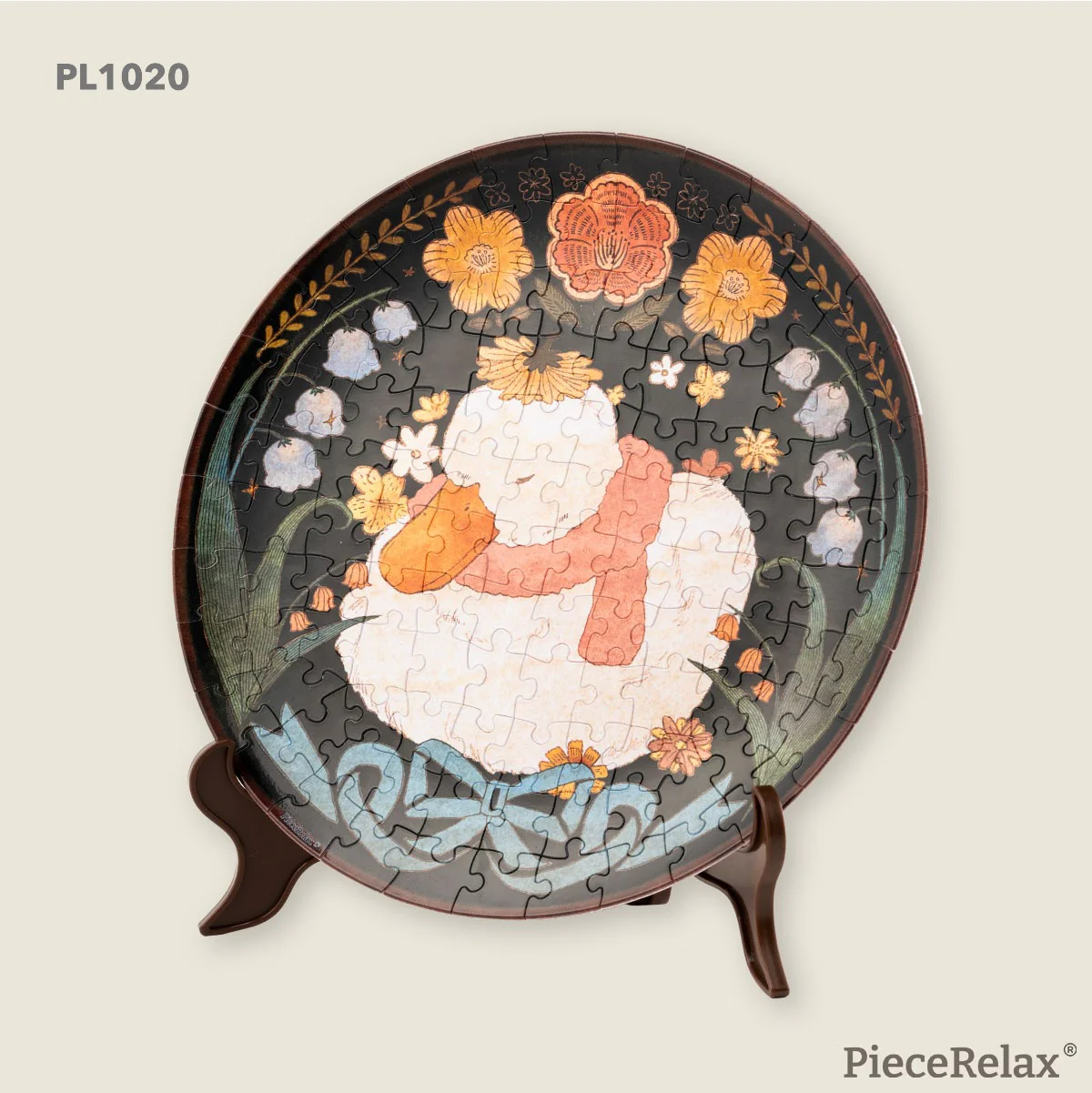 3D Puzzle Plate: Dreaming in Night Garden 124pc