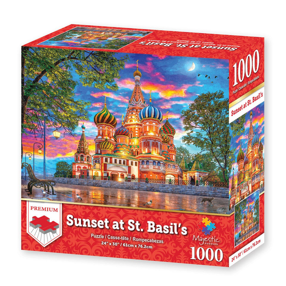 Sunset at St Basil's 1000pc