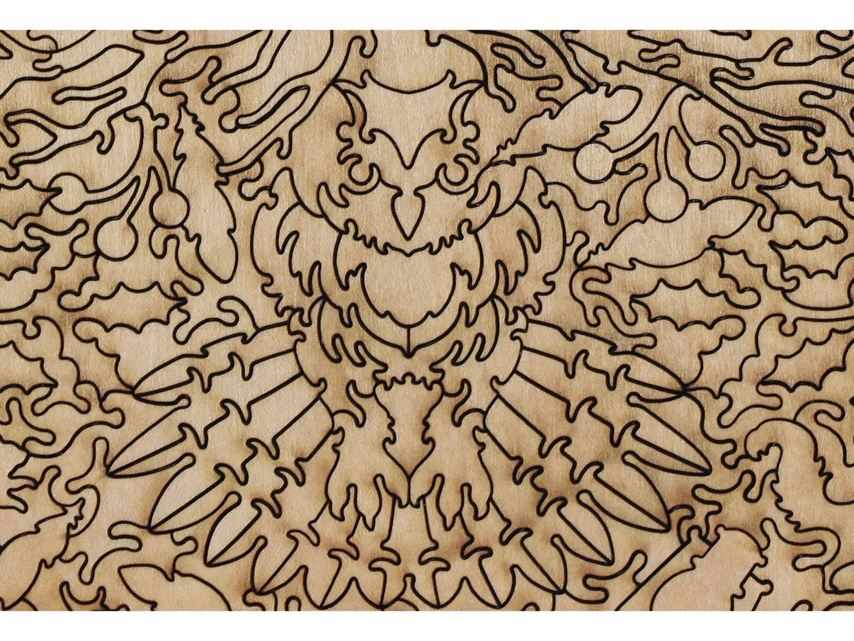 Woodpecker, Owl and Thrush 552pc
