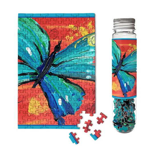 Yellow Butterfly Micro Tube 150pc